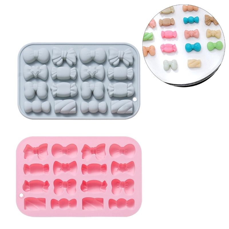 3pcs Candy Shape Silicone Mold DIY Cake Pastry Baking Mold Cake Decorating Tool for Making Chocolate Fondant Decor