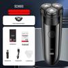 Chigo Men's Rechargeable Electric Shaver: Silent, Long-Lasting, Three-Head Design