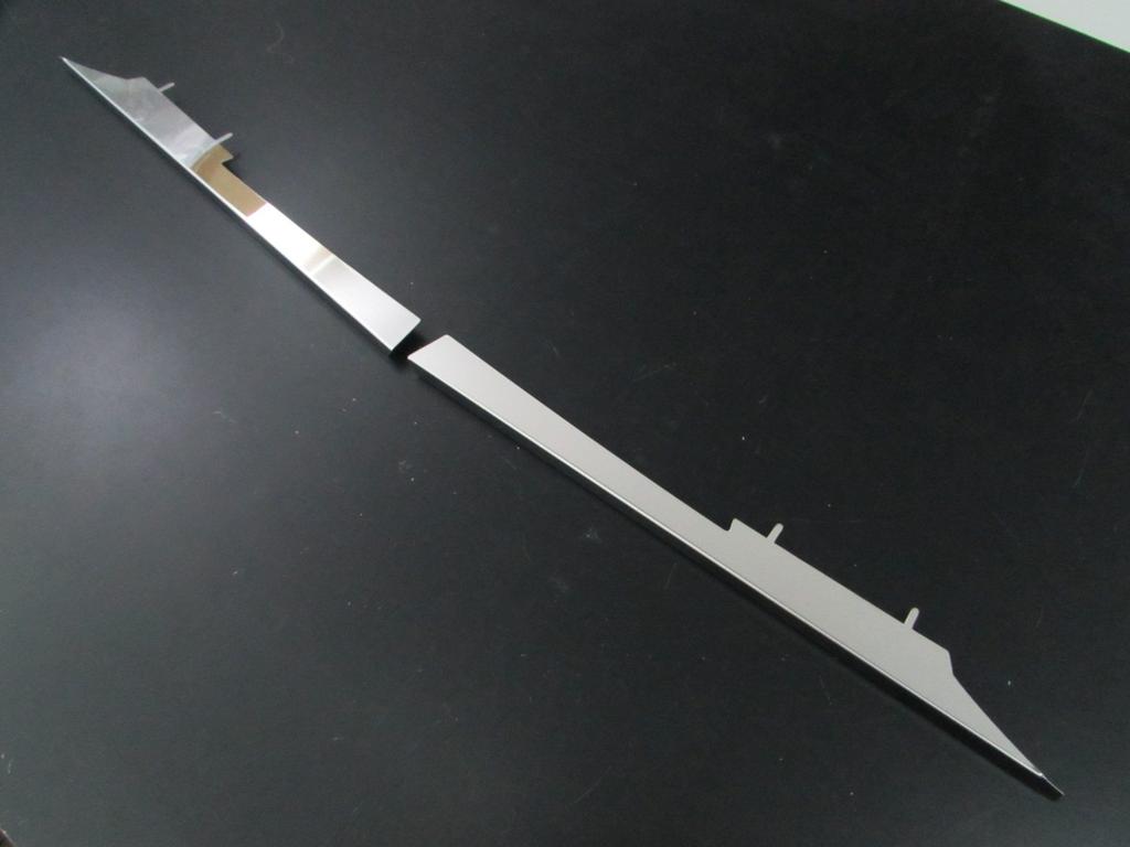 BRIGHTZ Finish Stainless Steel Front Bumper Type for Toyota Crown 200 GRS Ultra-Mirror Mould, 2-Piece, B, (Pre-facelift) [FBUM-MOL-022] (GRS204,