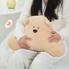 Arctic Velvet Bear Cushion With Embroidered Cartoon Animal For Home Decor