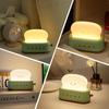 Toast Night Lamp, Toaster Kids Night Light for Bedroom Decoration, Cute Nursery Night Light Rechargeable, LED Night Light with Timer and Brightness