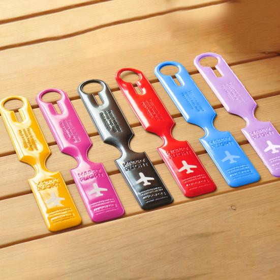 

2 шт. багажные бирки с именем ID карты гибкие водонепроницаемые яркие цвета универсальные ПВХ сумки для багажа дорожные этикетки для чемодана дорожные принадлежности