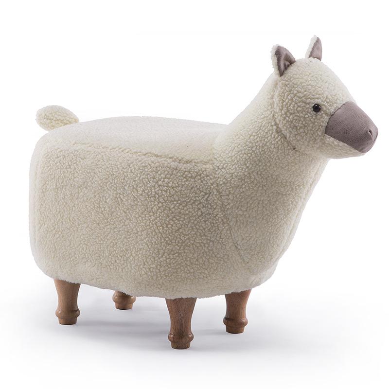 Табурет низкий Табурет для обуви Подставка для дивана Табурет из альпаки для обуви Подставка для хранения обуви в прихожей Табурет для примерки обуви Подставка для ног 155476₽