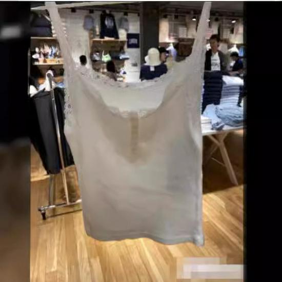 BM Tarzı Kadın Yazlık Pamuklu Fitilli Atlet Yedek Düğmeli Askılar ve Amerikan Danteli.