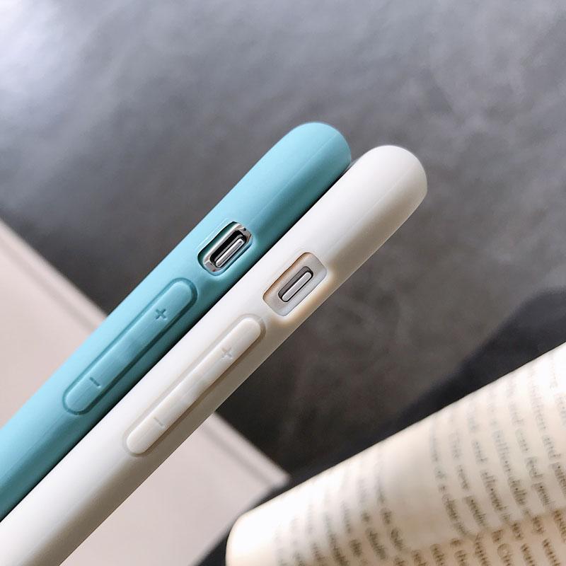 Flüssigsilikon-Handyhülle für iPhone XR X XS Max Luxuriöses Weiches Bonbonfarbenes Cover für iPhone XR XS X Max Hülle