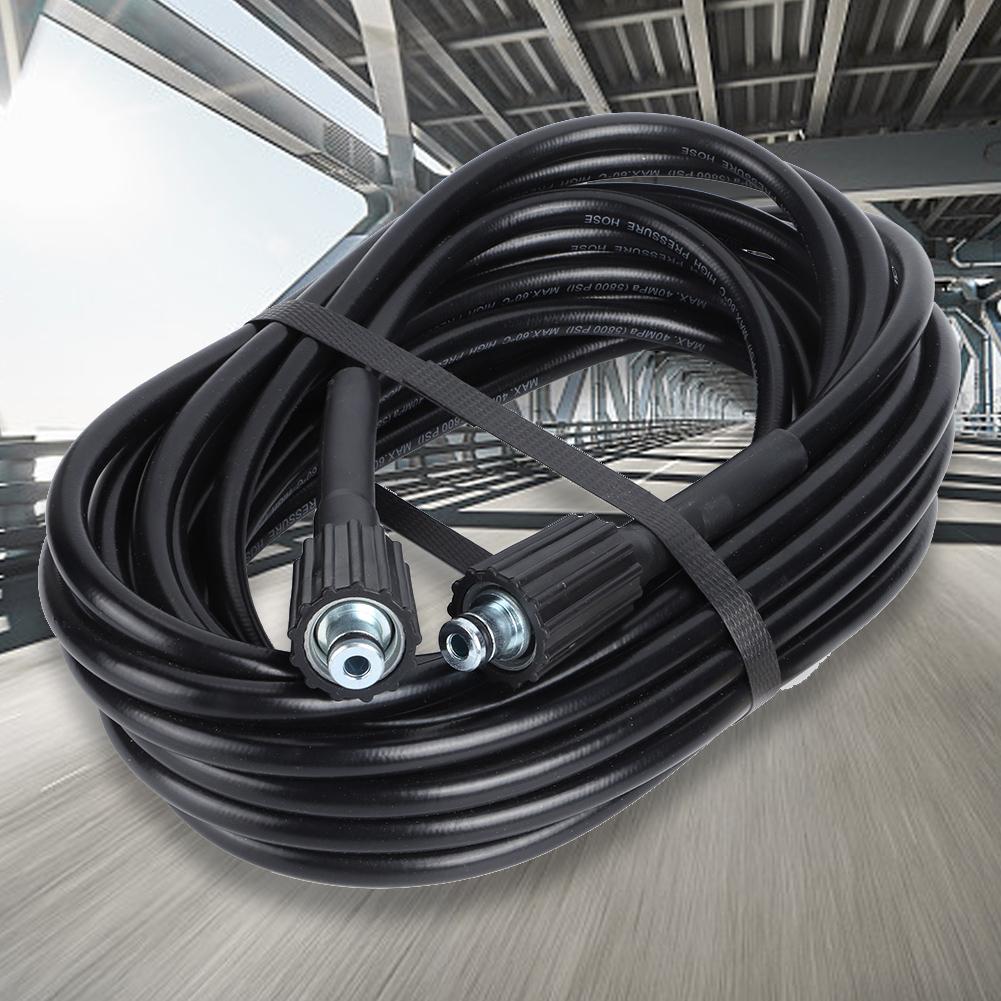 10 m/32,8 ft M22 Innengewinde-Verlängerungsschlauch mit Steckeradapter für Hochdruckreinigung