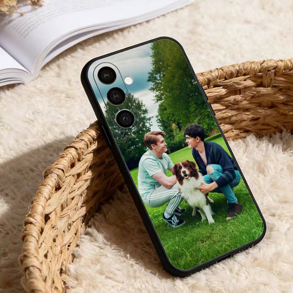 Heartstopper Nick Charlie Stars Phone Case For Samsung Galaxy A20,21s,22,31,32,52,53,72,73,80,91 Soft Black Shell
