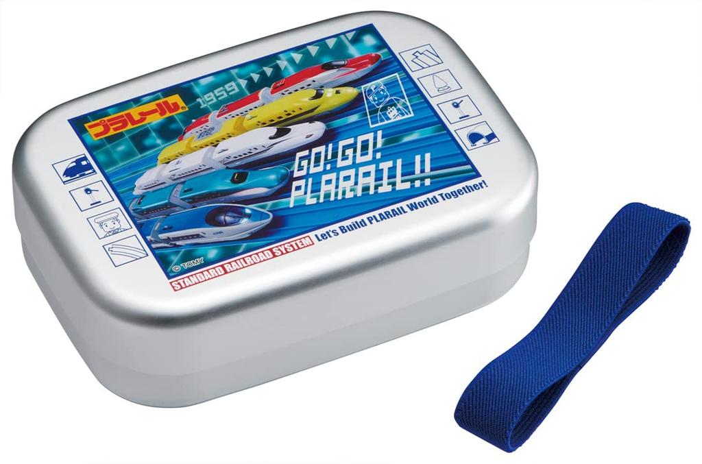 Skater Aluminum Lunch Plarail Made in Children's Box, 370ml, 22, Boys, Japan, ALB5NV-A