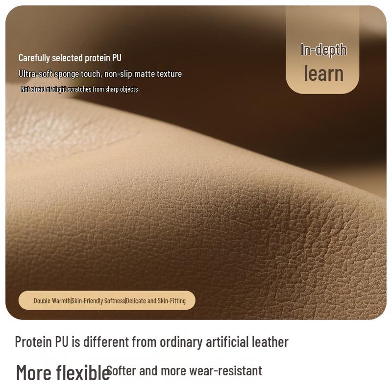 JIUMU Women's Warm Leather Touchscreen Gloves