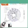 Tuya Led Strip Smart Lights Voice Remote Control Warm White Dimming Wifi Alexa Google Home Dimmer Lamp Button Switch Eu Plug
