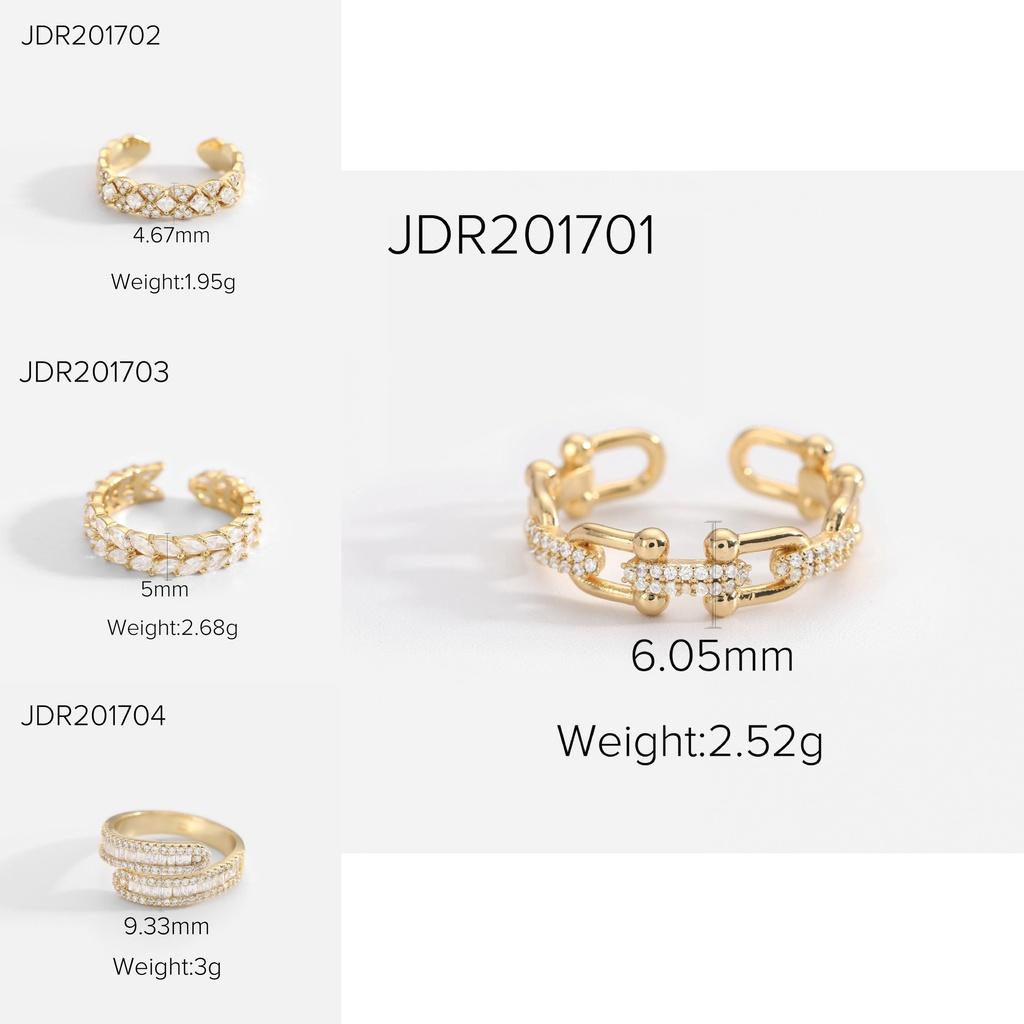 Trendy Women's Geometric Ring With 18k Gold Plating And Shimmering Zircon Stones Stylish And Adjustable