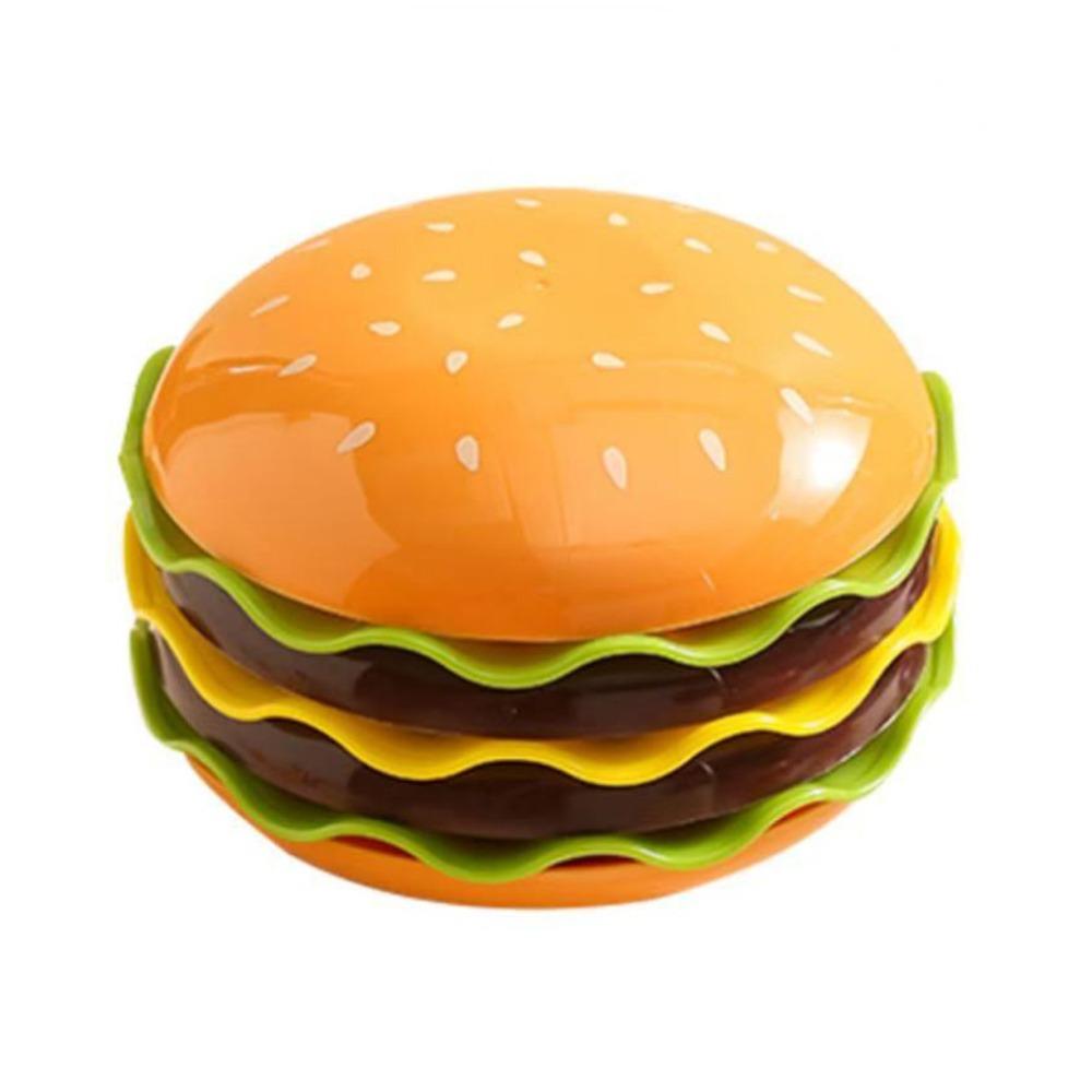 Creative Cartoon Burger Seasoning Dish Set 7/5-Layer Candy Dessert Plate Spit Bone Dish  Kitchen