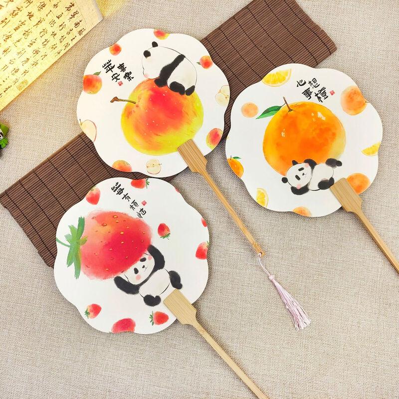

Panda Themed Chinese Style Hand Fans - 10-Pack
