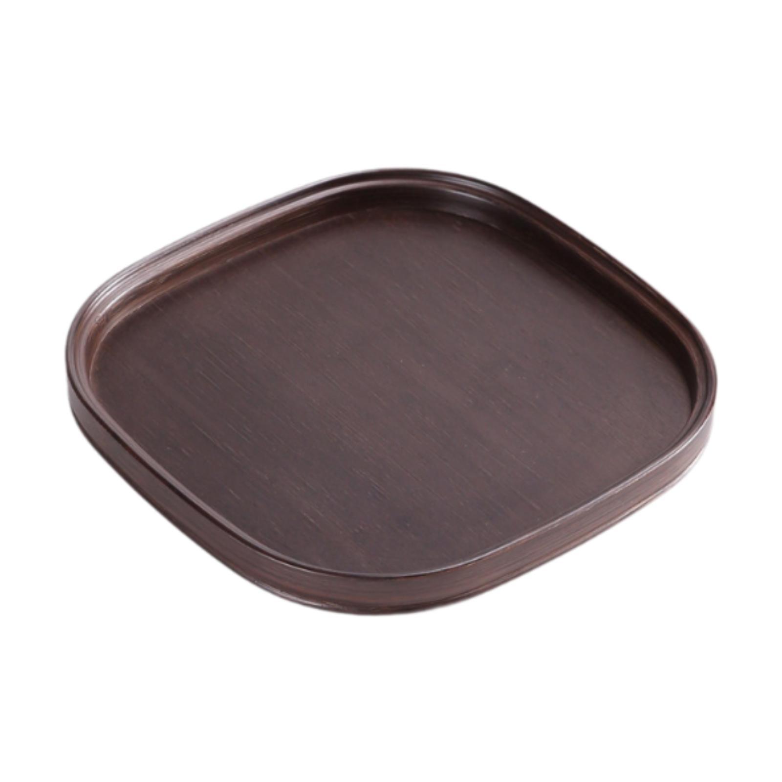 

Wooden Platter Modern Storage Tray Dinnerware Appetizers Tray Fruit Plate for Bathroom Home Kitchen Breakfast in Bed Bar