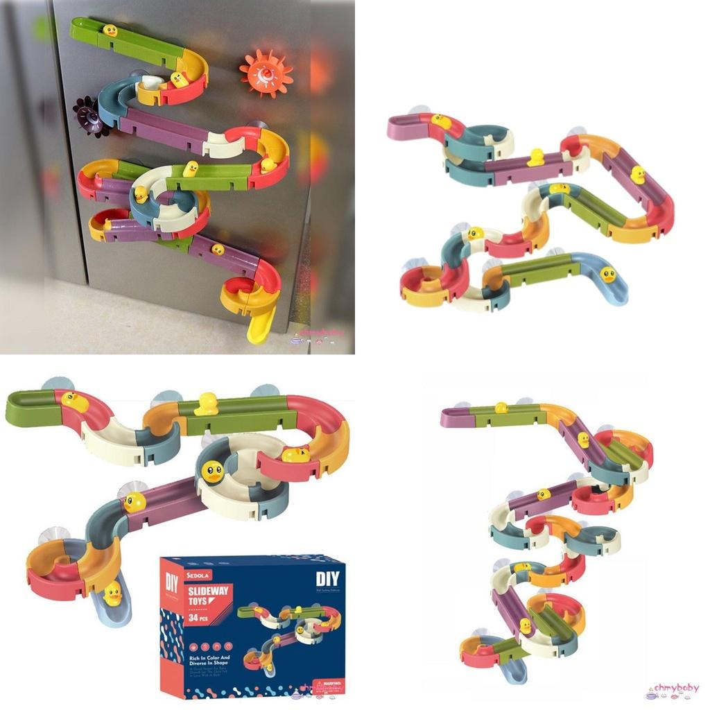Fun Duck Bathroom Diy Water Track Toy For Kids