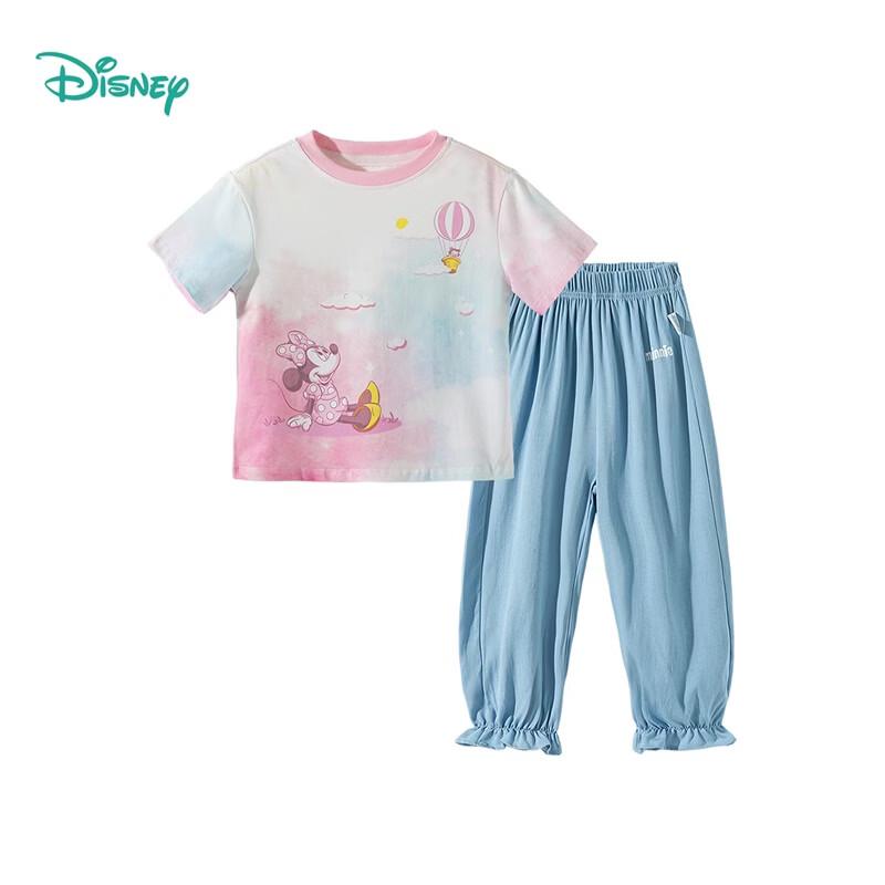 Disney Girls' Ice-Feel T-shirt & Anti-Mosquito Pants Set