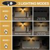Solar LED Wall Light Outdoor Motion Sensor Light with 3 Modes Waterproof for Patio Deck Porch Barn Garage Safety Lighting Lamp