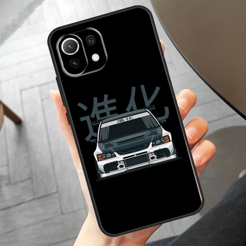 JDM Car Evo Case For POCO X3 X5 X6 F6 Pro M6 M5s F3 F5 Xiaomi 13T Pro 11T 12T 12 Lite 13 14 Ultra Cover
