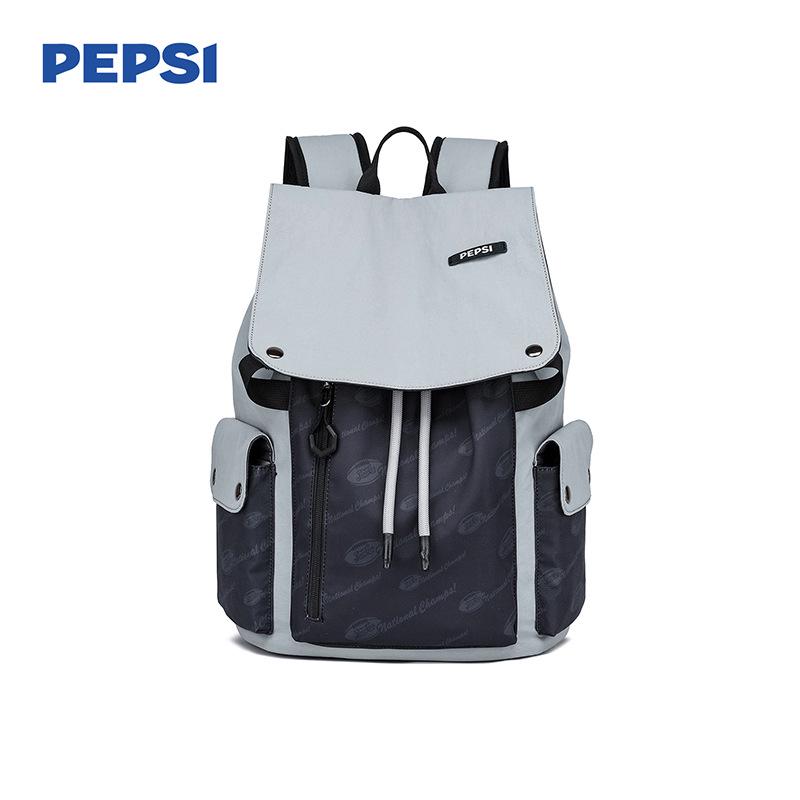 

Pepsi Casual Nylon Backpack, Unisex Student and Travel Bookbag, Large Capacity