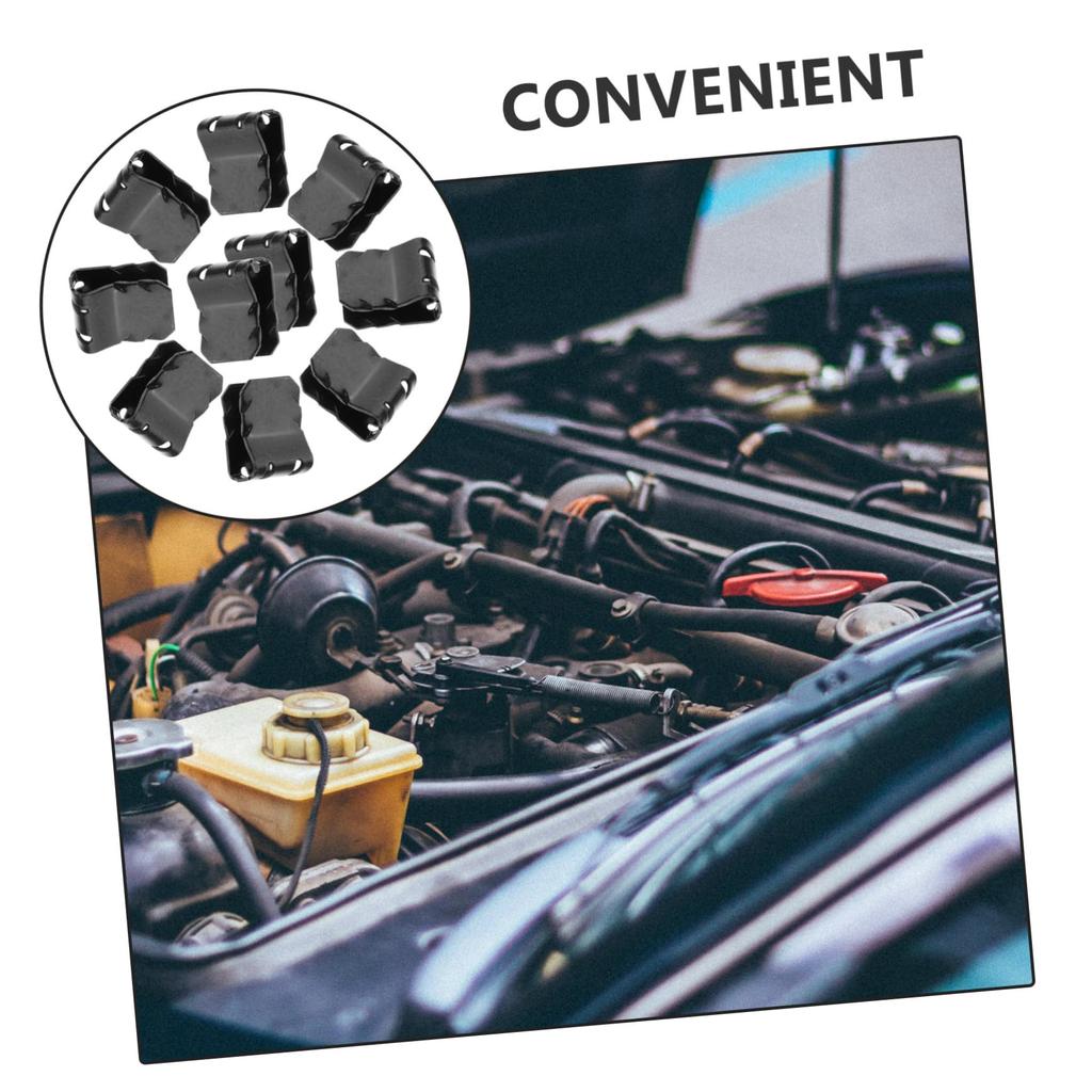 LIFKOME 10pcs Fender Buckle Trailer Wire Clips Wire Retainer Car Clip Fastener Car Door