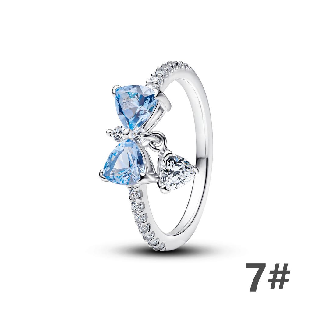 925 Silber Luxus Gold Sexy Schmetterling Ohrstecker Ringe Herz Schleife Stil Armband Anhänger Halskette Blume Frau Feinschmuck