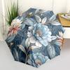 1pc Floral Pattern Automatic Open/Close Umbrella, Windproof, Folding Compact Umbrella with Lightweight Design for Women/Men031