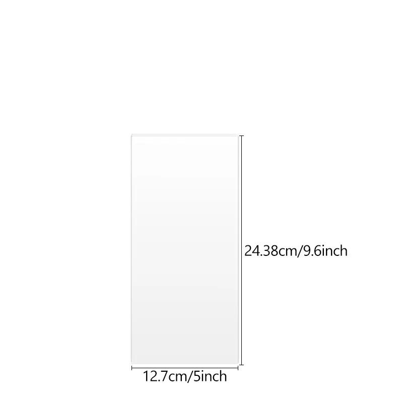 4 Sizes Acrylic Cake Scraper Comb Transparent Cake Decorating Scraper Long Butter Cream Smoother Fondant Smoother Icing Tools