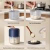 Wireless Mini Garlic Chopper & Peeler: Multifunctional Food Processor for Kitchen & Baby Food.