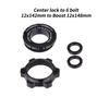 ZTTO Bicycle Hub Center lock To 6 Bolt  Adapter Disc Brake Boost Hub Spacer 15x100 to 15x110mm 12X142 To 12x148mm Thru axle