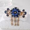 Fashion Crystal Butterfly Women's Hair Clip Colorful Rhinestone Elegant Kawaii Girl Tassels Hair Accessory Hair Clip Headband