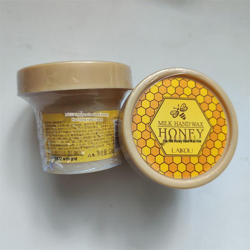 Laikou Milk Honey Hand Peel-Off Mask & Cream for Deep Cleansing Skincare