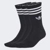 Adidas Unisex 3 Stripe Crew Socks Jv7402