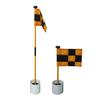 Golf Flagpole Detachable Multifunction Plastic Backyard Practice Golf Hole Pole Cup Flag Stick for Golf Lover