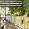 10 Rows 450CM Plastic Anti-Bird Spikes Garden Anti-theft Deterrent Spike Fence Wall Pigeon Cat Proof Prevent Tools Anti Climb Cat Spike