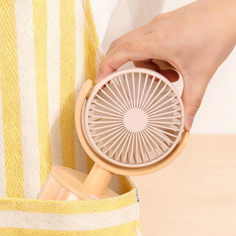 Practical Small Cooling Fan Air Circulation Fan with Adjustable Speed & Light Suitable for Indoor Desk Table Mounting