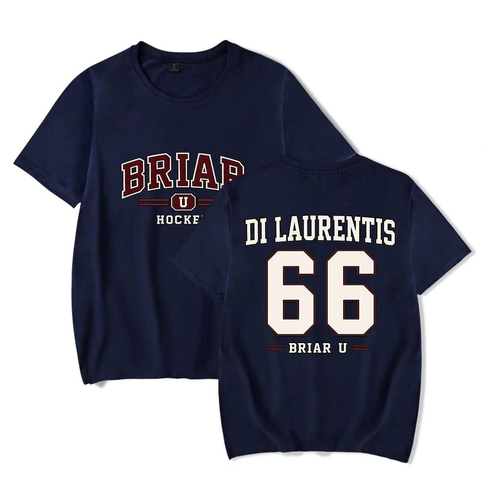 Off Campus Di Laurentis 66 Briar University Merch T-Shirts Cosplay Women Men Fashion Crewneck Short Sleeve Tee