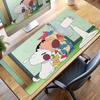 Anime Gaming Mouse Pads C-Crayon Shin-Chans Extended Aesthetics Deskmat Anti-slip Rubber Table Mats PC Computer Lock-edge Carpet