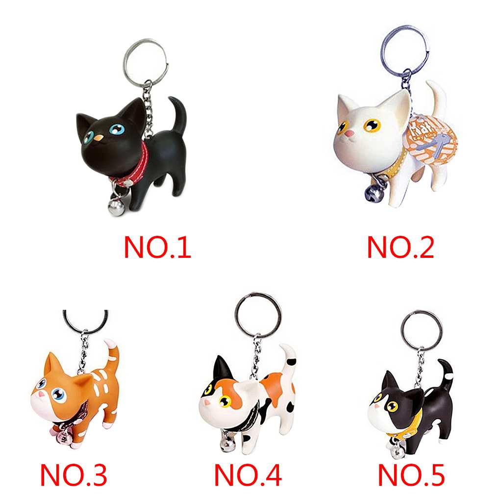 Amoureux Mignon Sacs à Main Pendentif Jouet Enfant Cadeau Porte-clés Chat Chaton Porte-clés
