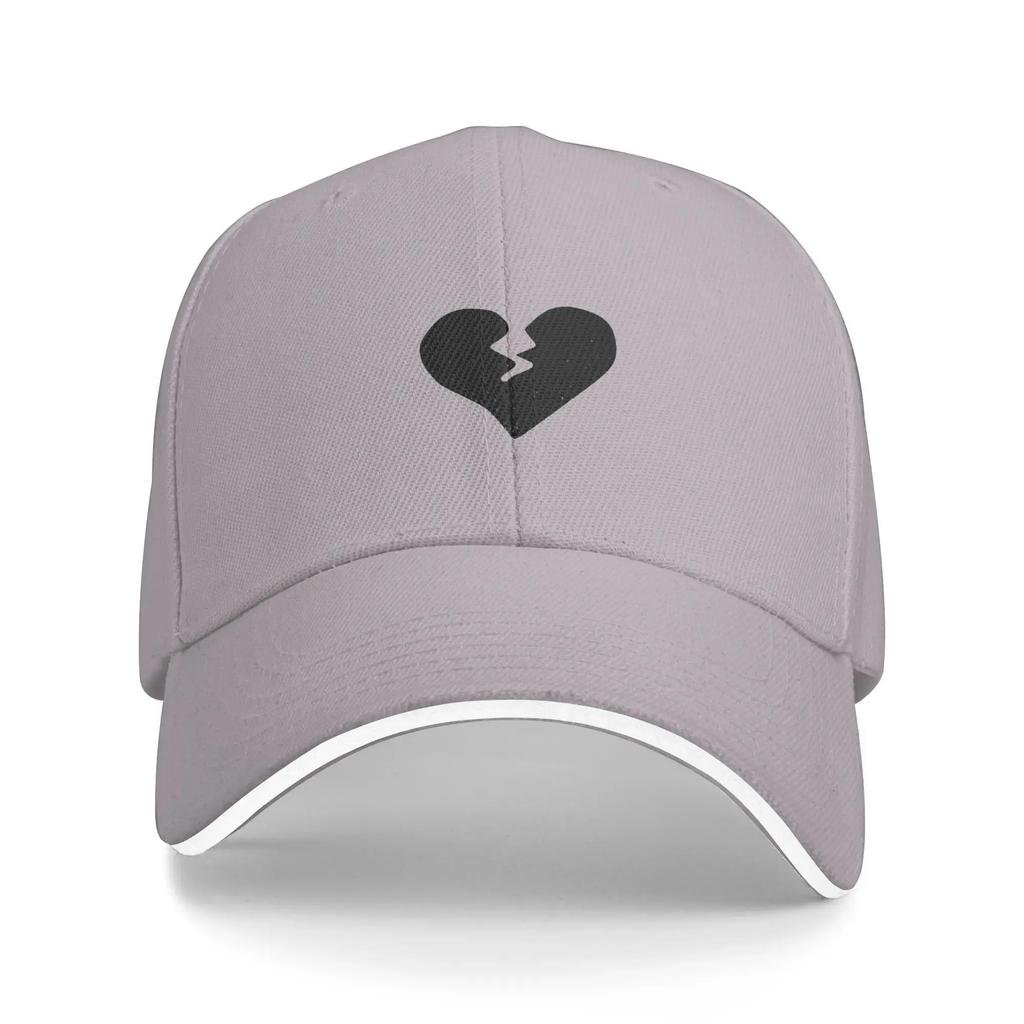 Broken Black Heart Baseball Cap  Fashion Trucker Hat Summer Couple Women Hunting Camping Baseball Caps