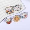 Fun Feline Inspired Initial Brooches User Friendly Coated Metal Decorative Pins Pet Brooches For Accessorizing Style