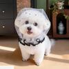 Pet Mesh Head Cover for Dogs Anti-Eating Stray Headgear Breathable Portable Outdoor Walking Muzzle Sleeve Pet Accessory