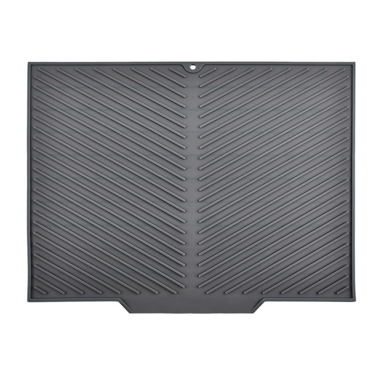 Dish Drying Mat-Silicone Drying Pad for Kitchen Counter,  Non-Slip Drain Pad High-temperature Resistant Kitchen Gadget