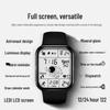Waterproof Multifunctional Sports Watch for All Ages – Black Technology Square Design