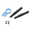 Tire Valve Extender Kit Tube French Valve Stem Extension Aluminium Alloy for Road   Bike