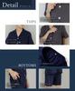 Summer Top and Bottom Short Improves Comfortable Room Recovery Gauze L Size [HAVEON] Men's Pajamas, 100% Cotton, Set, Sleeve, Thin, Sleep,
