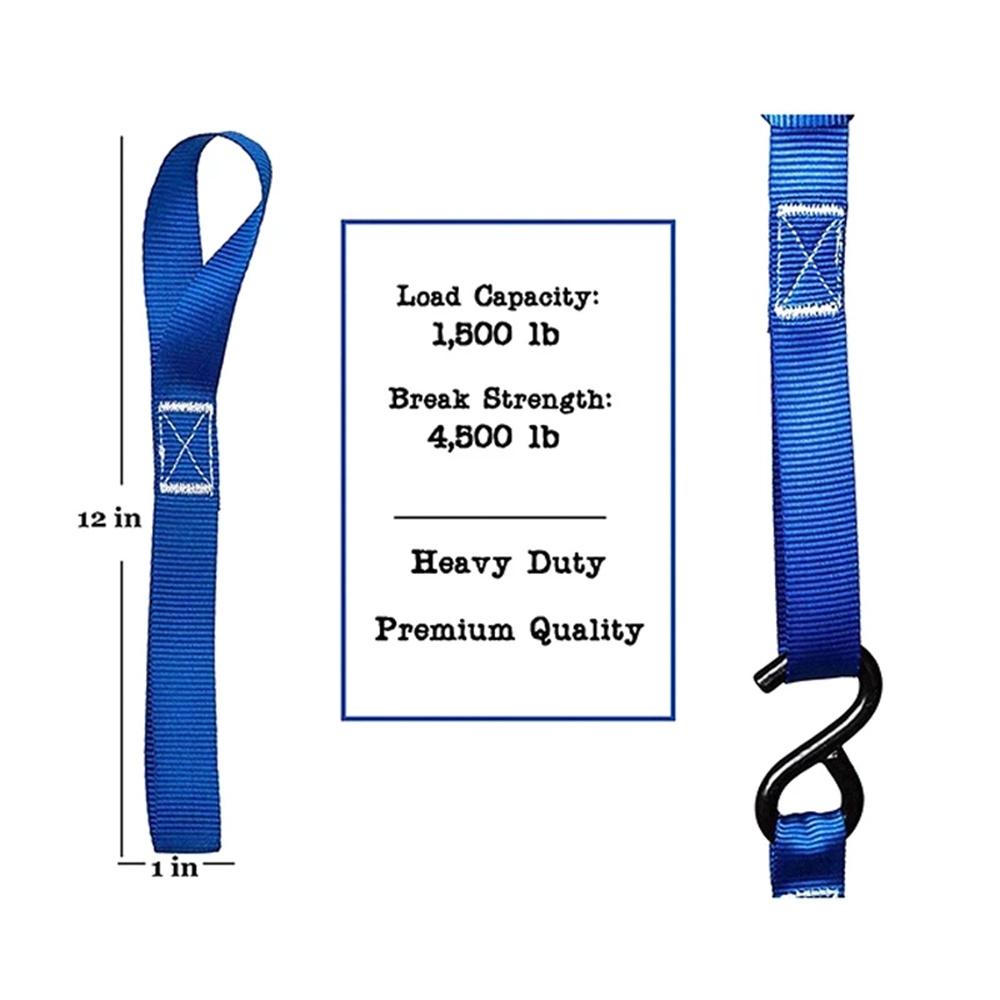 Mutipurpose Durable Motorbike Motorcycle Hanging Straps Loops Luggage Straps Hook strap Soft Straps