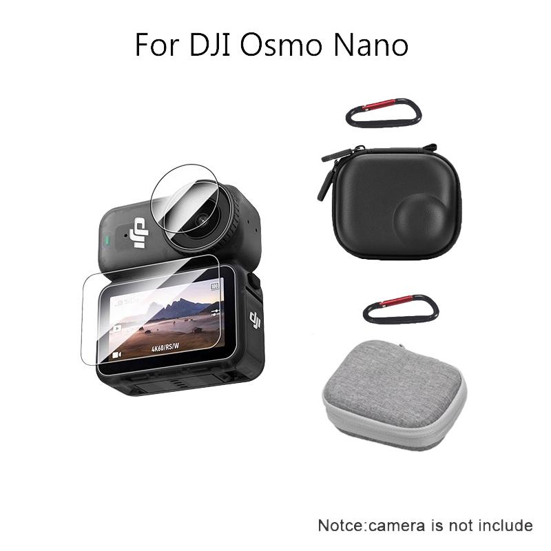 Small Storage Bag for DJI OSMO Nano Tempered Glass Screen Protector Carrying Case Travel Bag for DJI OSMO Nano Accessories