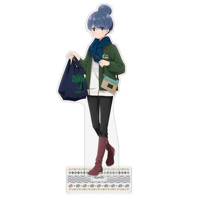 [Official] 2D COSPA "Laid-Back Camp SEASON 3" Original Illustration Shima Rin Acrylic Stand (Large) Zebra Shopping Ver.