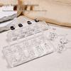 Transparent Wearable Nail Display Stand for Manicure Practice