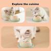 Licking Plate for Dogs Interactive Round Slow Feeder Puzzle Food Bowl Anti-Vomiting Cats Toy for Puppy And Pets